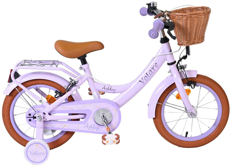 Load image into Gallery viewer, Volare ashley kinderfiets - meisjes - 14 inch - lila - twee handremmen
