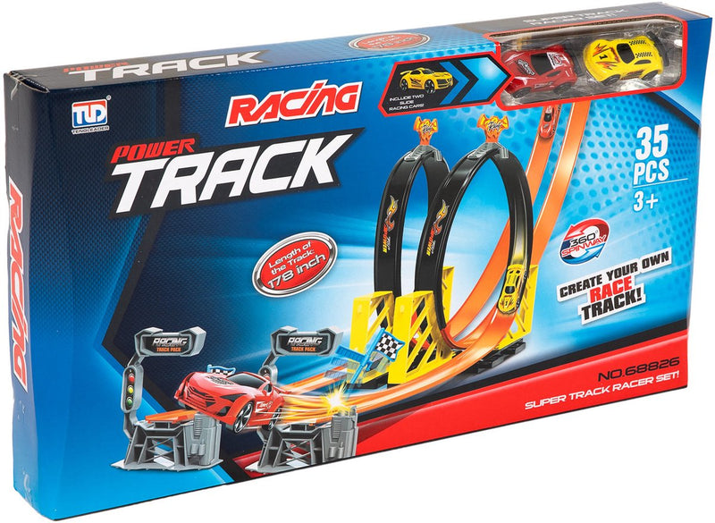 Load image into Gallery viewer, Lobbes speelgoed bv auto racebaan set looping duel, 35dlg,