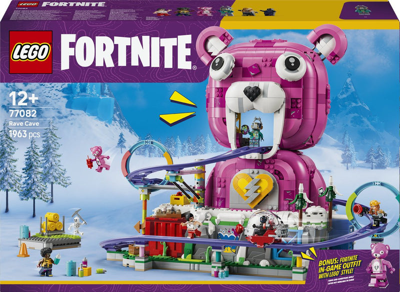 Afbeelding laden in galerijviewer, Lego fortnite rave cave bouwpakket voor kinderen en slaapkamer decoratie 77082