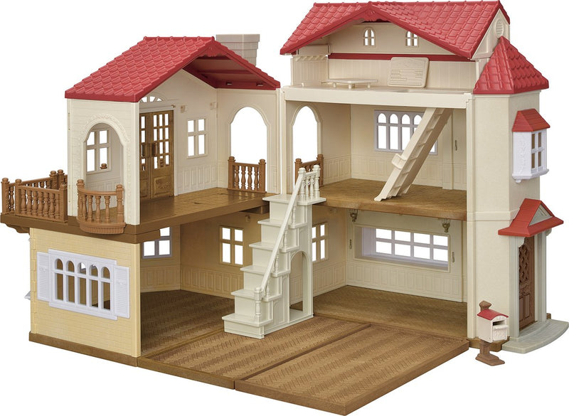 Load image into Gallery viewer, Sylvanian families 5708- groot poppenhuis met geheime speelkamer- poppenhuis- te combineren met startershuis ( 5567) tot een mega poppenhuis