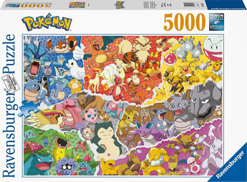 Load image into Gallery viewer, Ravensburger puzzel pokã©mon - legpuzzel - 5000 stukjes