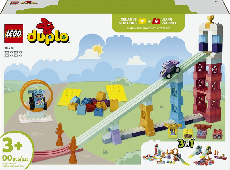 Afbeelding laden in galerijviewer, Lego ® duplo® stad 3-in-1 creatieve hellingen met voertuigen - leerzaam speelgoed voor kinderen vanaf 3 jaar - cadeautip voor peuters - 10478