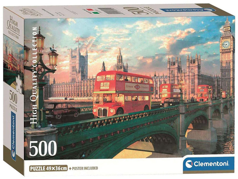 Load image into Gallery viewer, Clementoni legpuzzel westminster bridge, 500st.