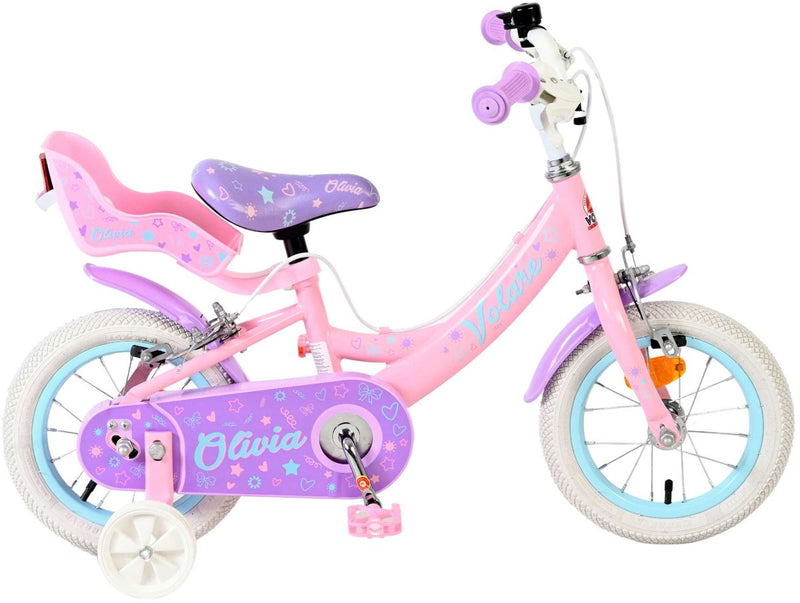Load image into Gallery viewer, Volare olivia kinderfiets - meisjes - 12 inch - roze - twee handremmen