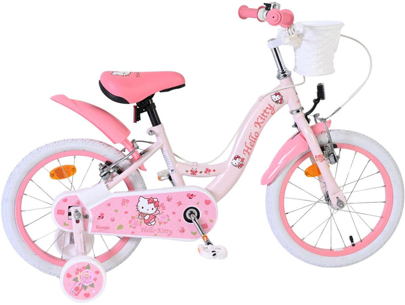 Load image into Gallery viewer, Hello kitty kinderfiets - meisjes - 16 inch - roze - twee handremmen