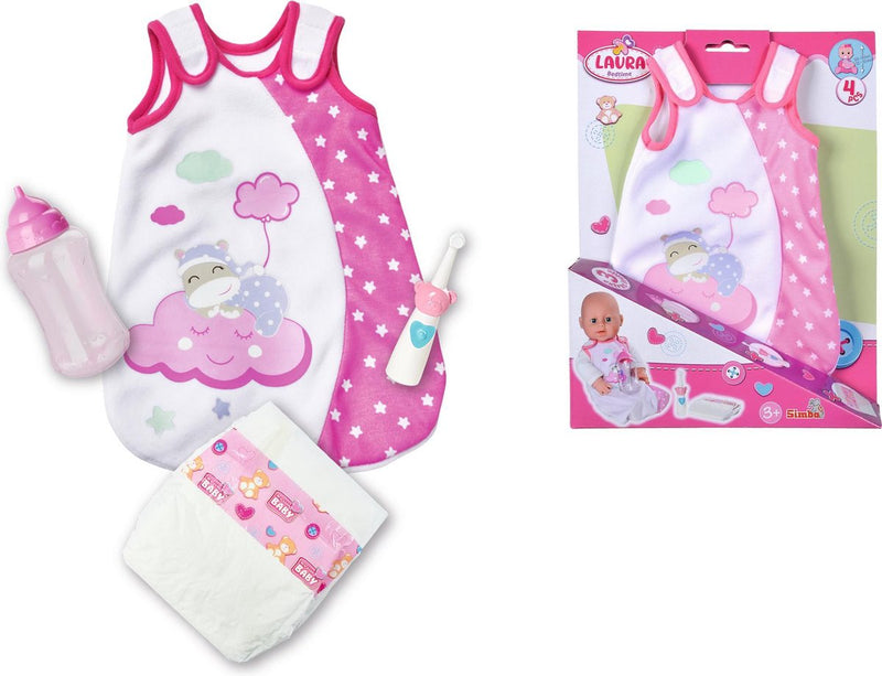 Afbeelding laden in galerijviewer, Simba laura babypop slaapset en accessoires