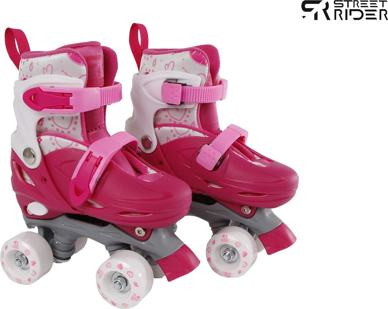 Load image into Gallery viewer, Street rider rolschaatsen roze verstelbaar, maat 31-34