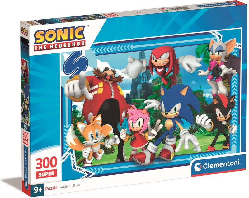 Load image into Gallery viewer, Clementoni legpuzzel super color sonic, 300st.