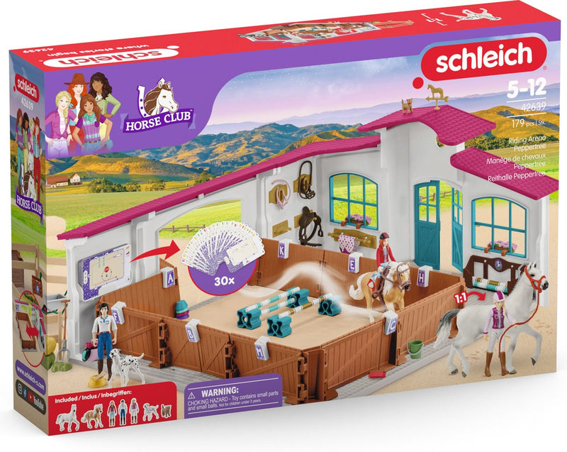 Load image into Gallery viewer, Schleich horse club rijhal peppertree 42639