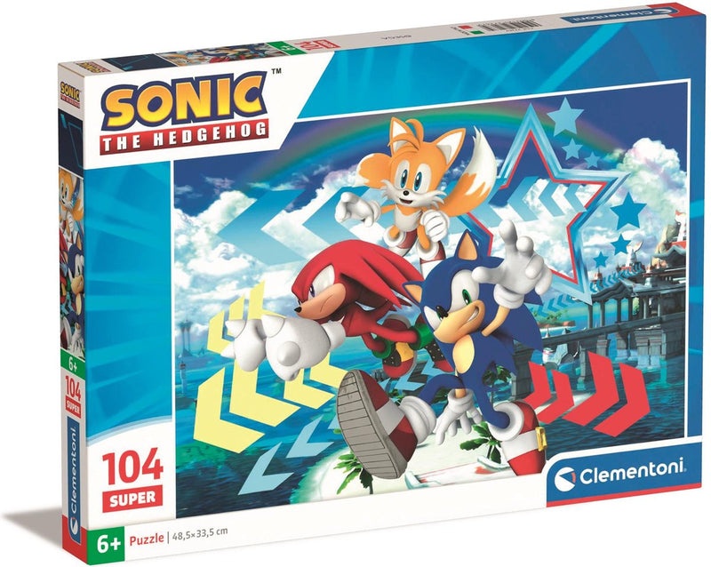 Load image into Gallery viewer, Clementoni legpuzzel super sonic, 104st.
