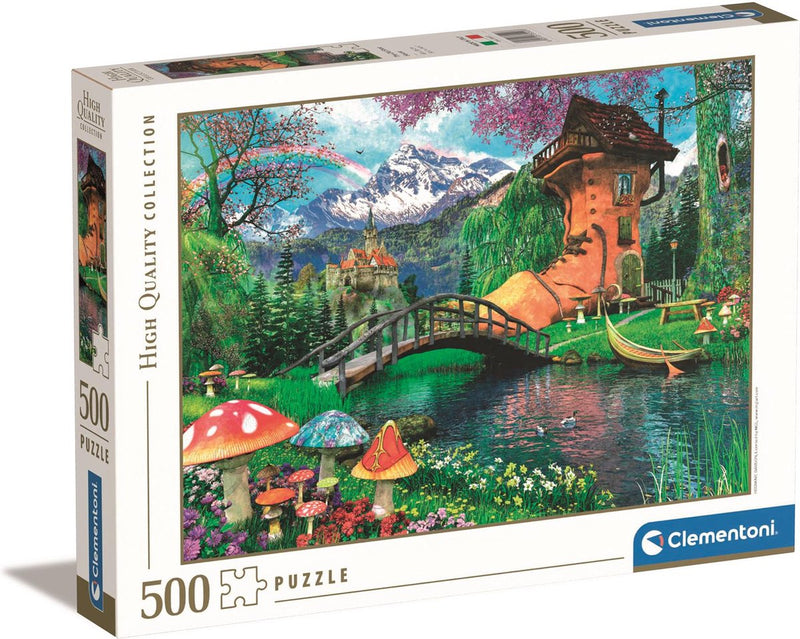 Load image into Gallery viewer, Clementoni legpuzzel the old shoe house, 500st.