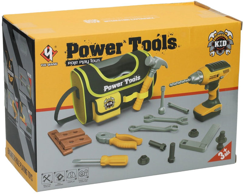 Load image into Gallery viewer, Lobbes speelgoed bv power tools luxe gereedschapkist