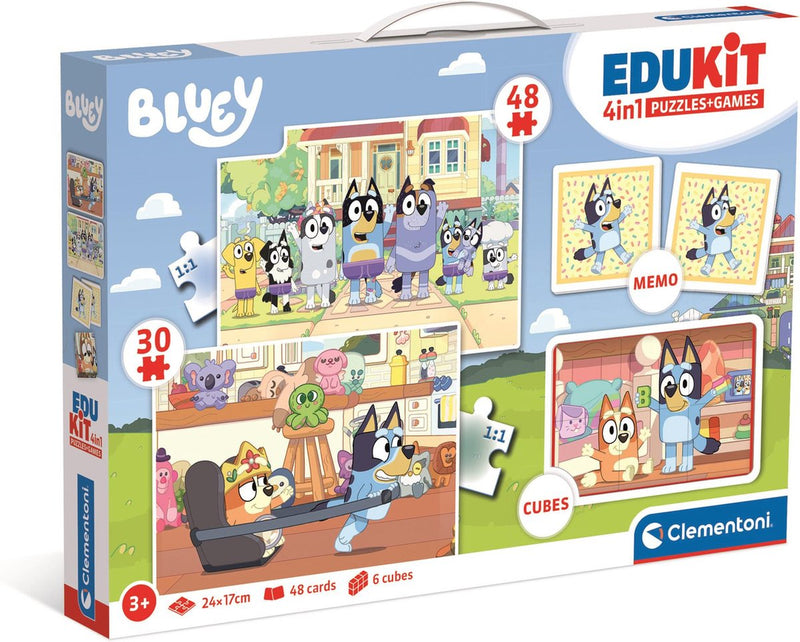 Afbeelding laden in galerijviewer, Clementoni edukit 4in1 bluey