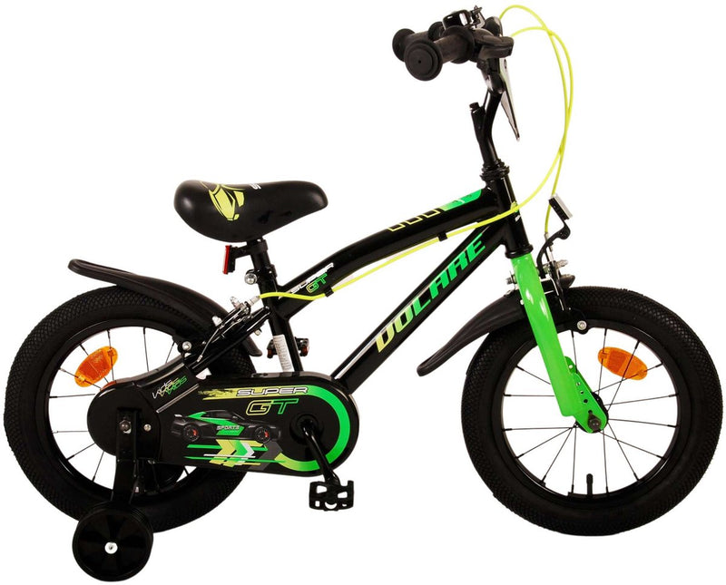 Load image into Gallery viewer, Volare super gt kinderfiets - jongens - 14 inch - groen - twee handremmen