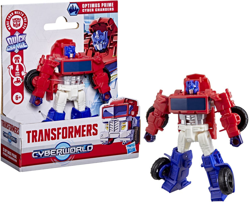 Load image into Gallery viewer, Hasbro transformers cyberworld optimus prime cyber changers robot