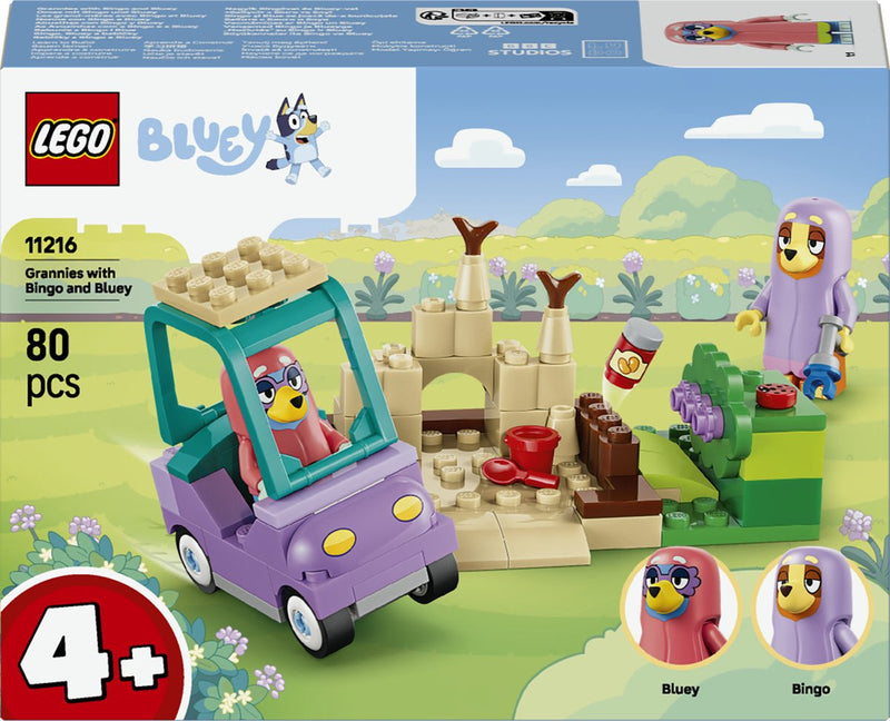 Afbeelding laden in galerijviewer, Lego bluey oma's met bingo en bluey bouwpakket met speelgoed voor kinderen 11216