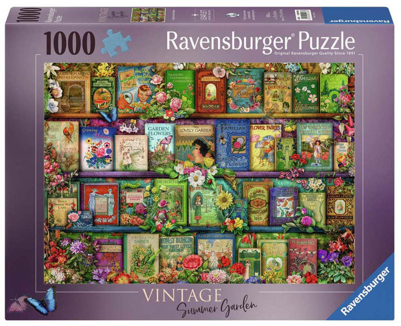 Load image into Gallery viewer, Ravensburger puzzel vintage tuinboeken - legpuzzel - 1000 stukjes
