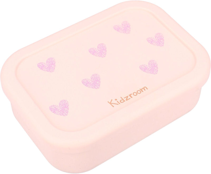 Afbeelding laden in galerijviewer, Kidzroom magical meadows lunchbox - 1.2 l - 6 x 17 x 12 cm - roze - hartjes