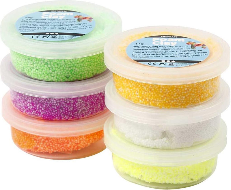 Load image into Gallery viewer, Foam clay ®, 6x14 gr, kleuren assorti