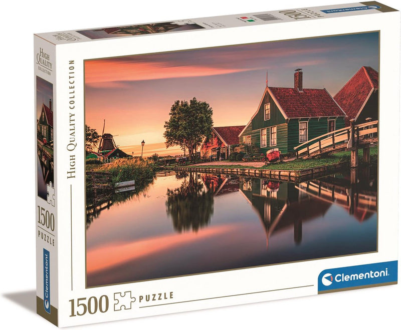 Load image into Gallery viewer, Clementoni legpuzzel zaanse schans, 1500st.