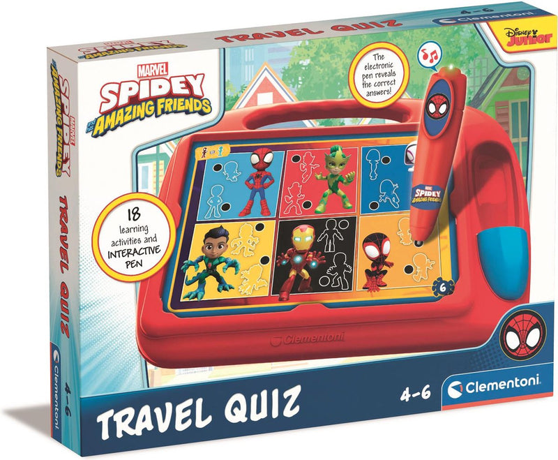 Afbeelding laden in galerijviewer, Clementoni travel quiz spidey