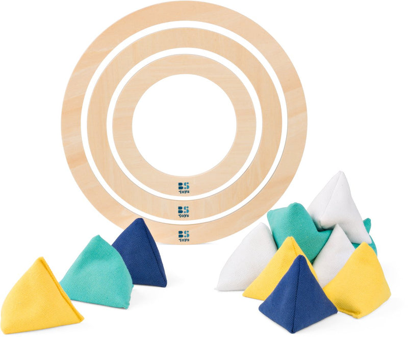 Load image into Gallery viewer, Bs toys – trigo – buitenspel – ringwerpspel van fsc hout en stof – vanaf 6 jaar