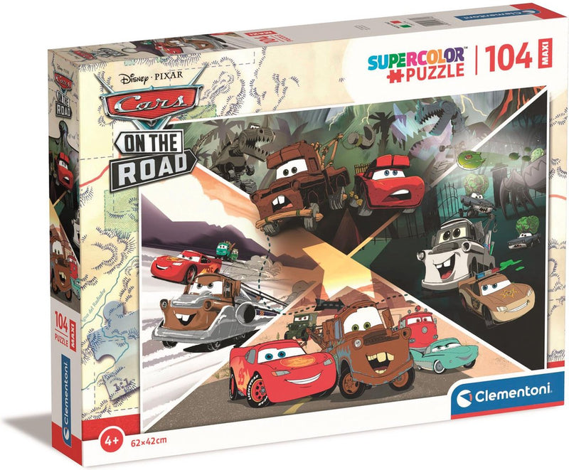 Load image into Gallery viewer, Clementoni legpuzzel super color maxi disney cars, 104st.
