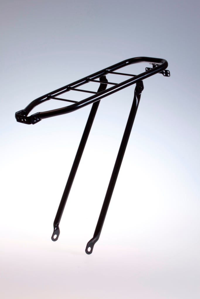 Load image into Gallery viewer, bagagedrager omafiets 28 x 1 1 2 matzwart