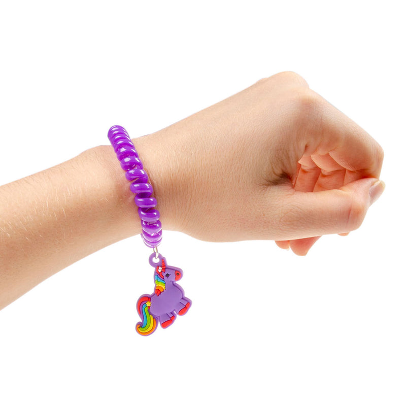 Afbeelding laden in galerijviewer, Eenhoorn snoerarmband met bedeltje