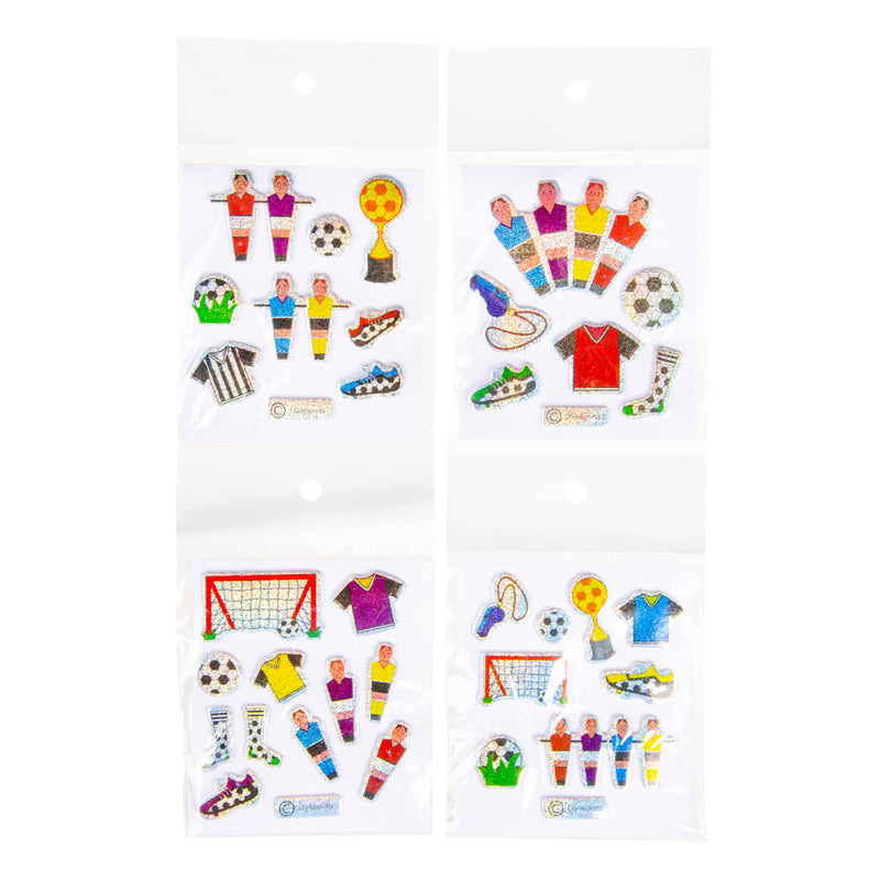 Load image into Gallery viewer, Duckiez stickers voetbal glinsterend