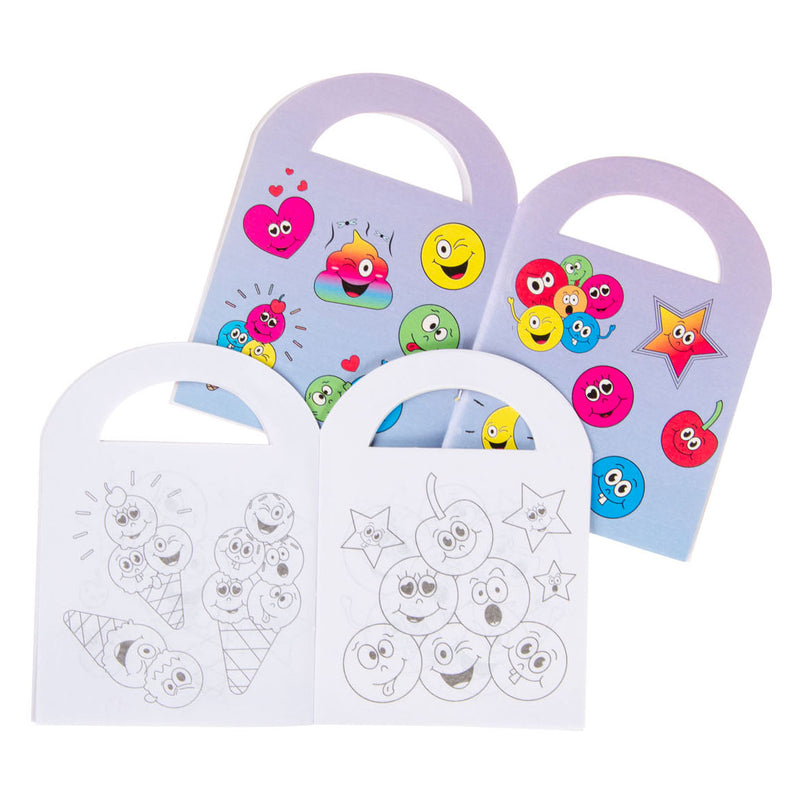 Load image into Gallery viewer, Duckiez kleurboekje met stickers lachgezicht