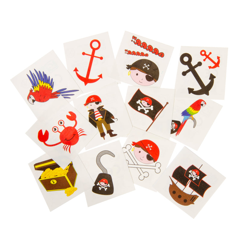 Load image into Gallery viewer, Duckiez tattoos piraat, 12st.