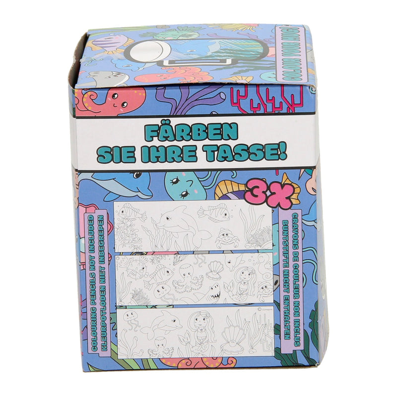 Load image into Gallery viewer, Kleur je eigen Mok Onderwaterwereld