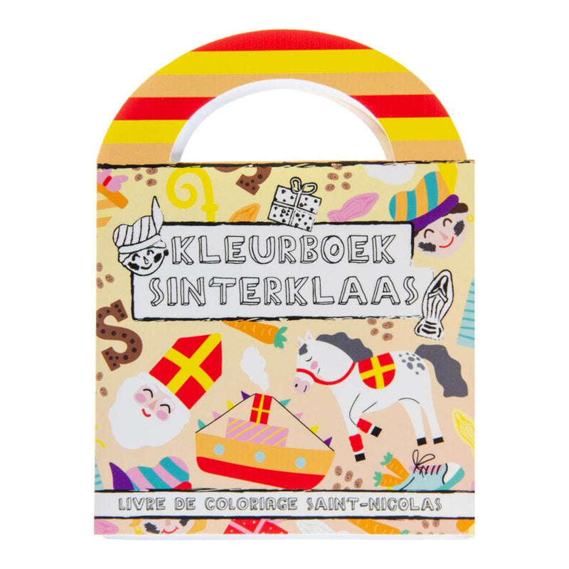 Load image into Gallery viewer, Duckiez kleurboekje met stickers sinterklaas