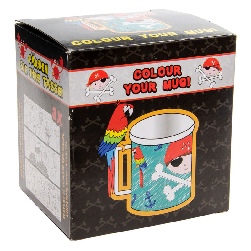 Load image into Gallery viewer, Duckiez kleur je eigen beker piraat 250 ml | 24 stuks