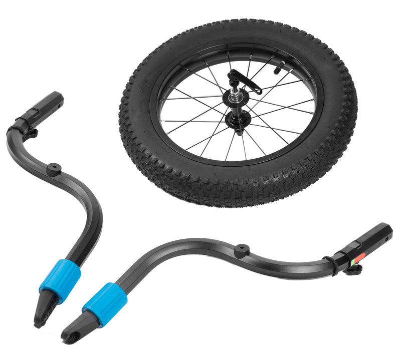 Load image into Gallery viewer, Cube fat wheel jogger kit for double bike trailer