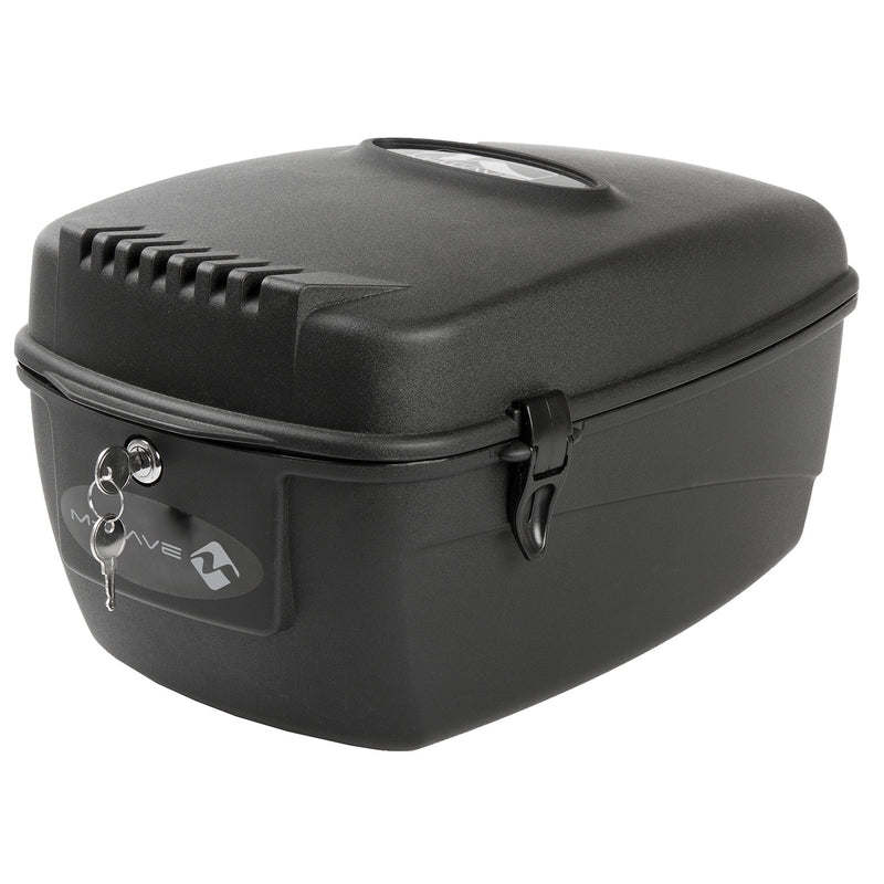Load image into Gallery viewer, fietsbox in retailverpakking Amsterdam zwart 17 liter