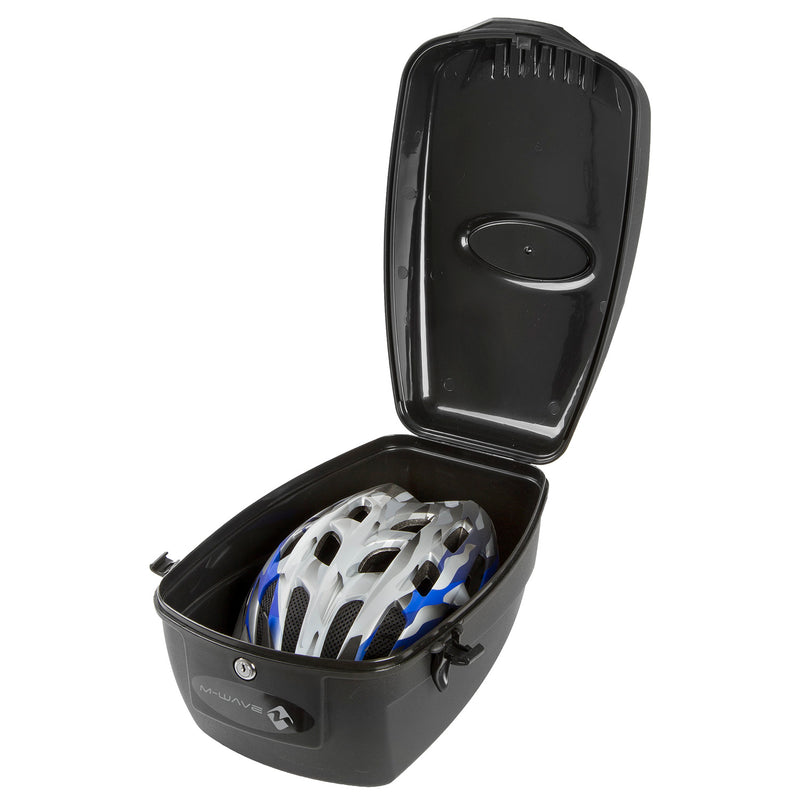 Load image into Gallery viewer, fietsbox in retailverpakking Amsterdam zwart 17 liter