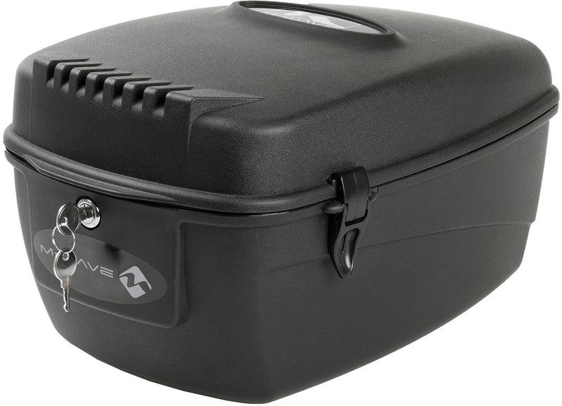 Load image into Gallery viewer, fietsbox in retailverpakking Amsterdam zwart 17 liter