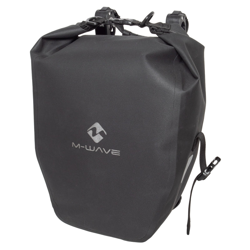 Load image into Gallery viewer, M-wave rough ride ii rack black series pannier bag
