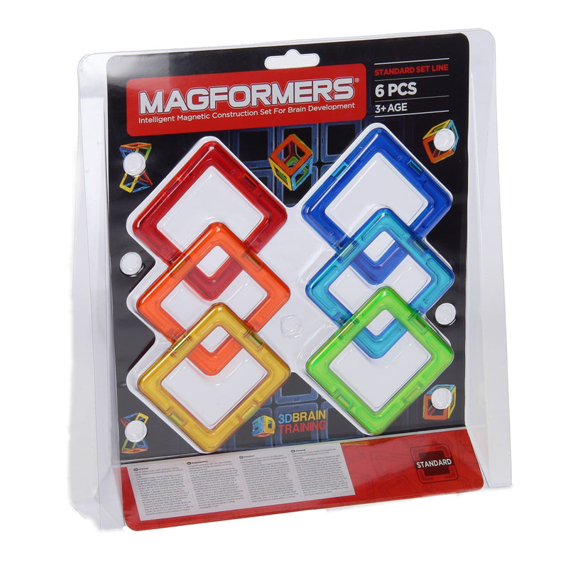 Load image into Gallery viewer, Magformers set vierkant, 6dlg.
