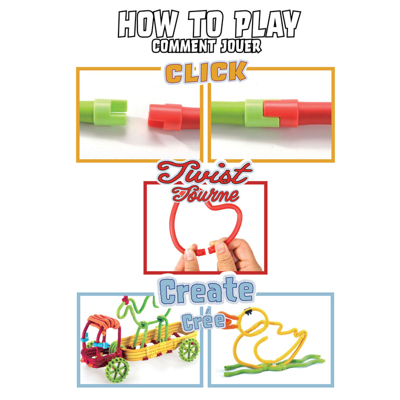Load image into Gallery viewer, Spaghetteez 70stuks set- flexibele bouwstaafjes- speelgoed 4,5,6,7,8 jaar jongens en meisjes- knutselen meisjes jongens- constructie speelgoed- montessori speelgoed- educatief speelgoed