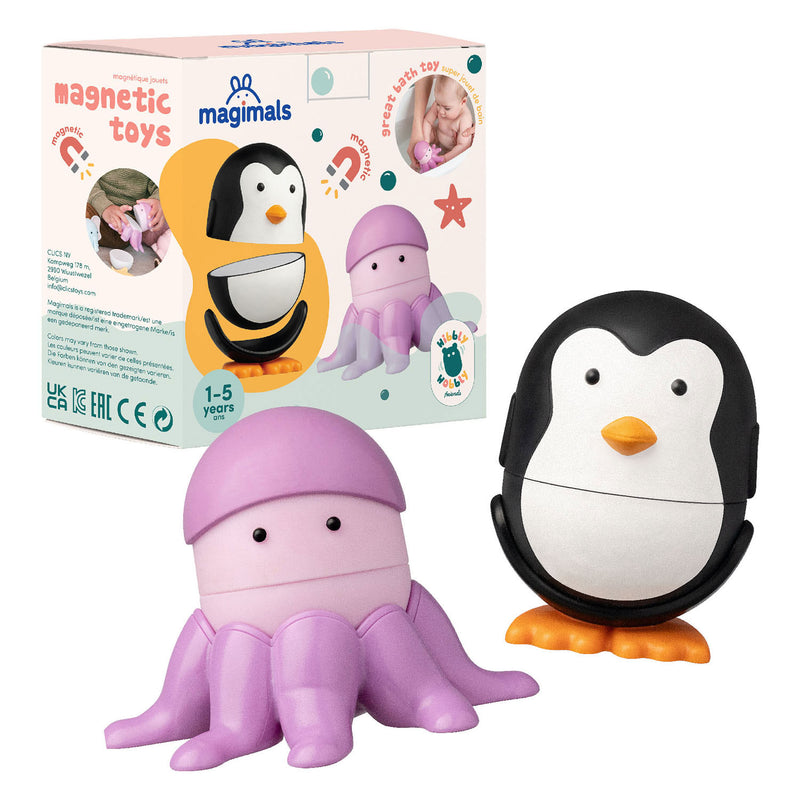 Load image into Gallery viewer, Clics magimals wibly wobly sealife magnetisch speelgoed