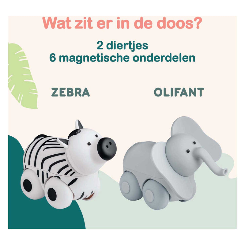 Load image into Gallery viewer, Clics magimals wheely safari box - 6dlg.