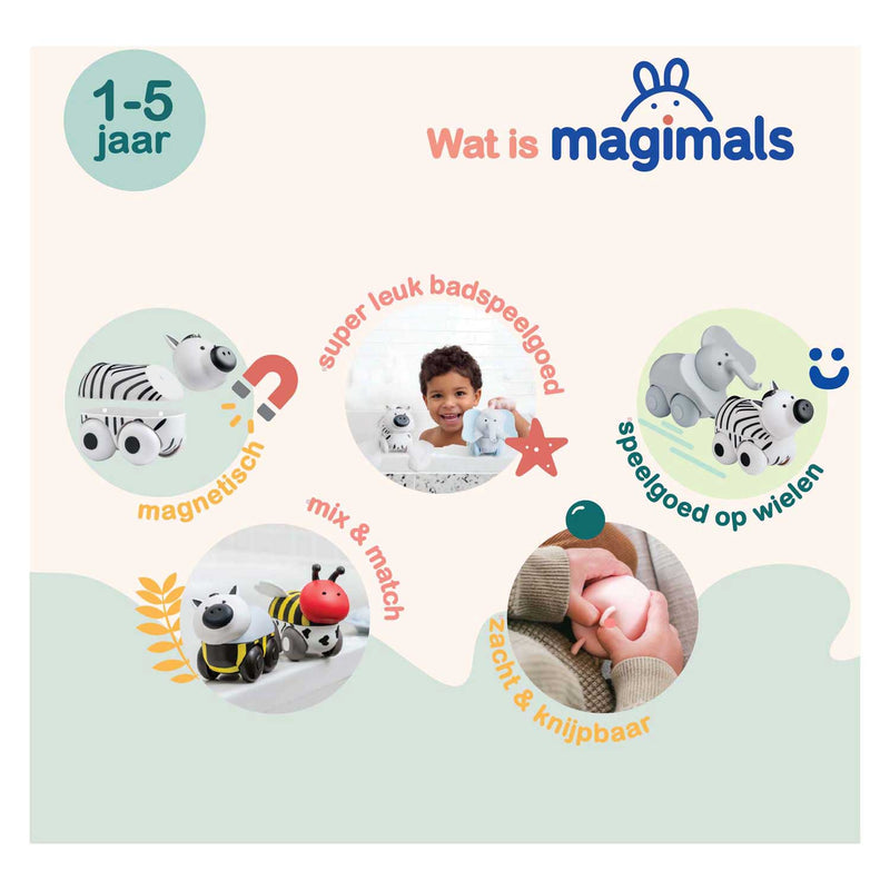 Load image into Gallery viewer, Clics magimals wheely safari box - 6dlg.