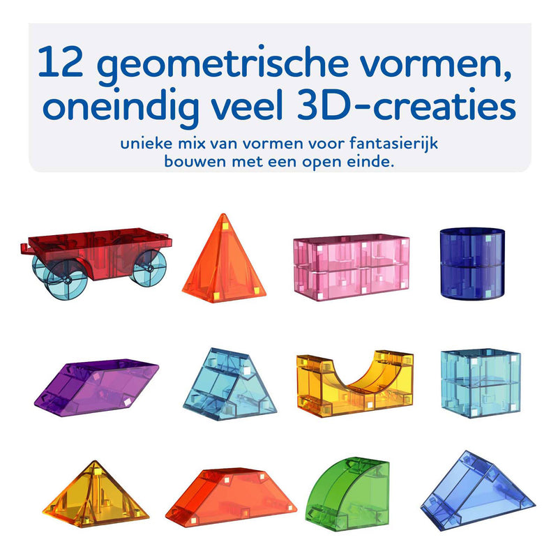 Load image into Gallery viewer, Cubbix magnetisch bouwspeelgoed kleurrijke blokken - 85-delig creatief speelgoed.
