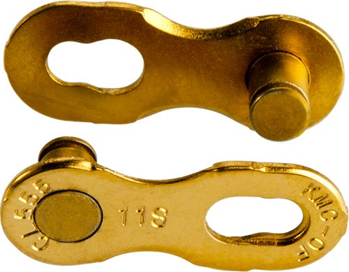 Load image into Gallery viewer, KMC MISSING LINK 11R Ti-N Gold 5.2mm - Zilver