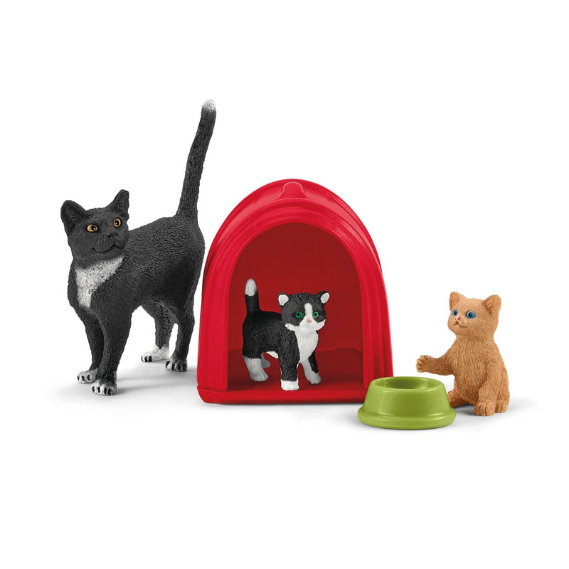 Load image into Gallery viewer, Schleich farm world speeltijd voor schattige katten en poezen 42501