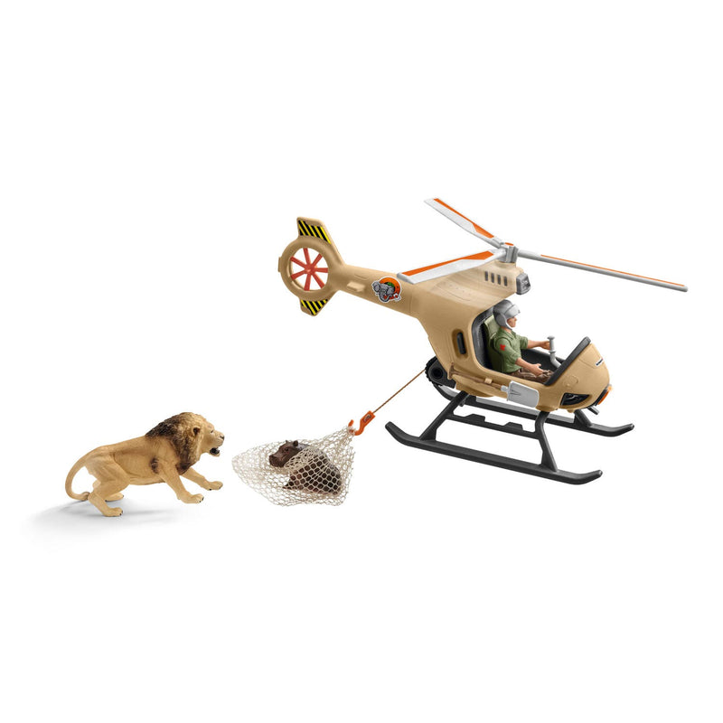 Load image into Gallery viewer, Schleich WILD LIFE Reddingshelikopter voor Dieren 42476