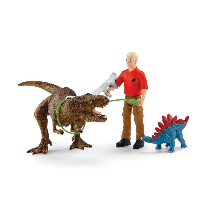 Load image into Gallery viewer, Schleich DINOSAURS Tyrannosaurus Aanval 41465